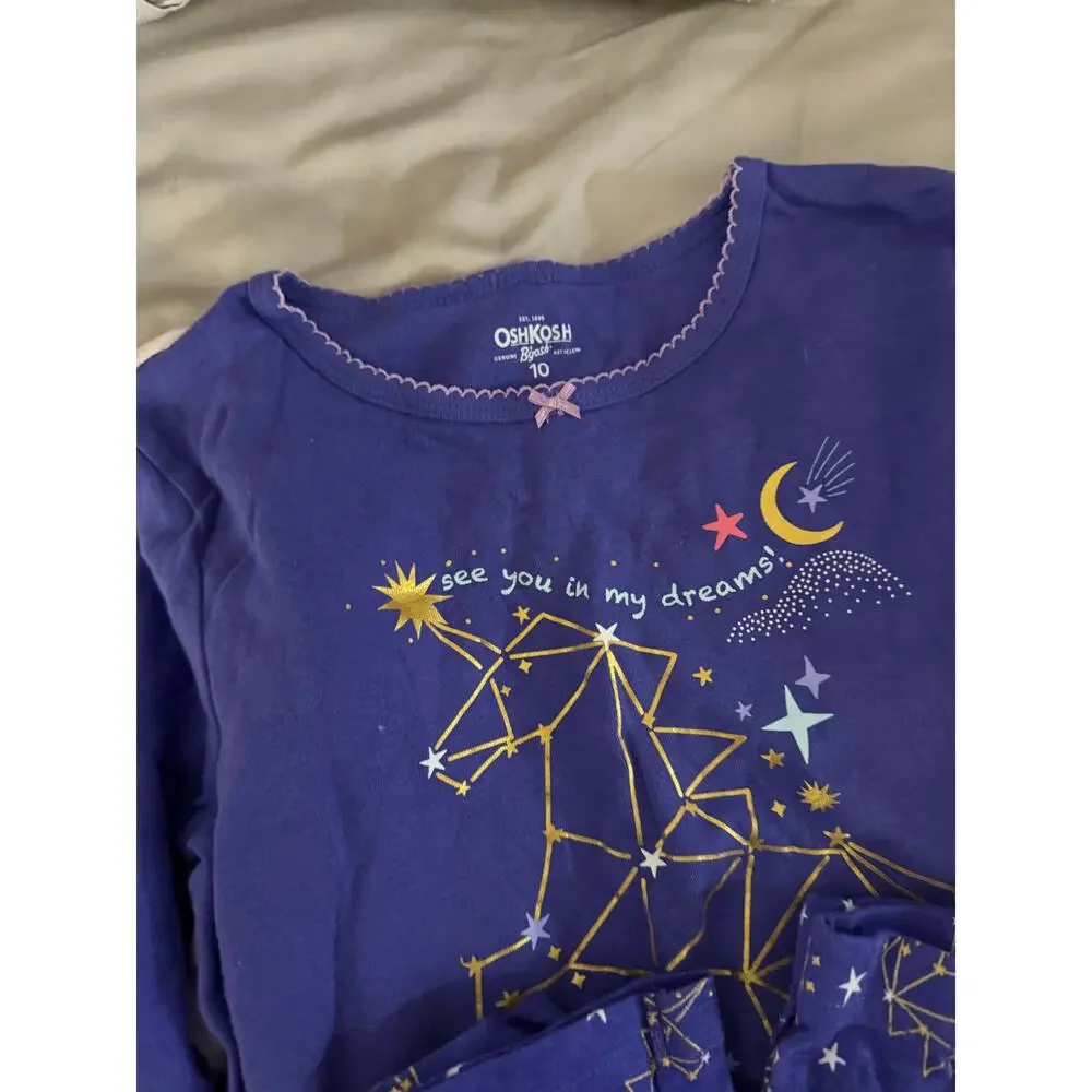 Carter's Unicorn pajamas bundle size 10